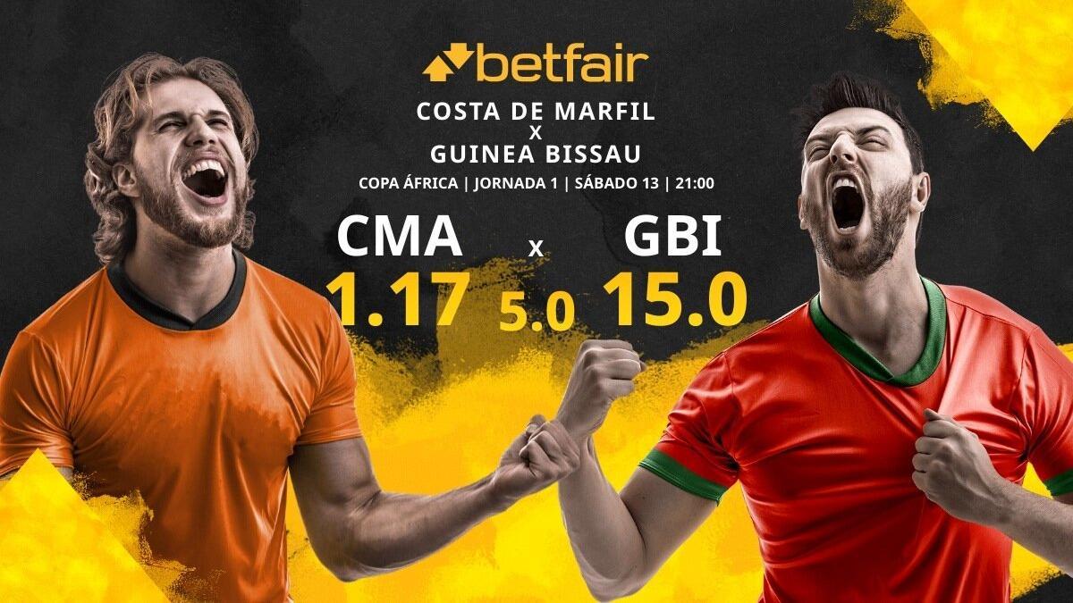 Costa de Marfil vs. Guinea-Bisáu: horario, TV, estadísticas, clasificación y pronósticos