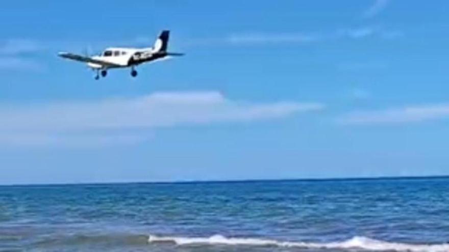 Identificado un piloto de aeronave por sobrevolar a baja altura sobre las playas de Gandia, Bellreguard, Oliva y Cullera