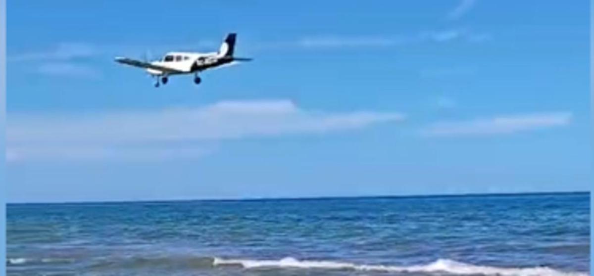 Imagen de la aeronave difundida por la Guardia Civil