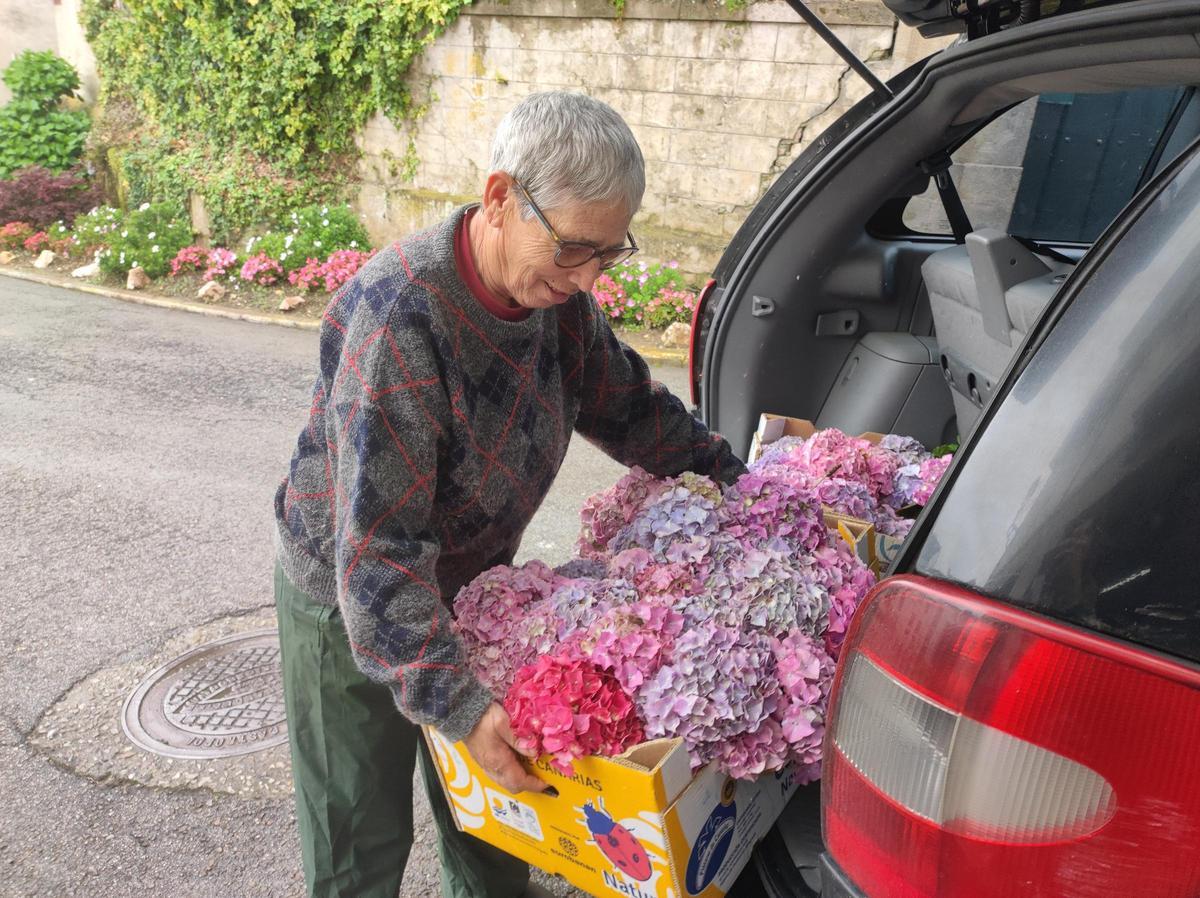 En imágenes: Castropol se llena de flores para el Corpus