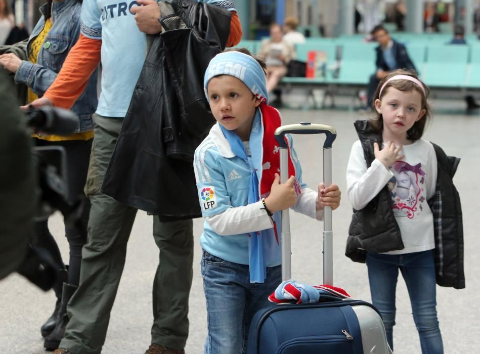 Así salió el Celta hacia Manchester