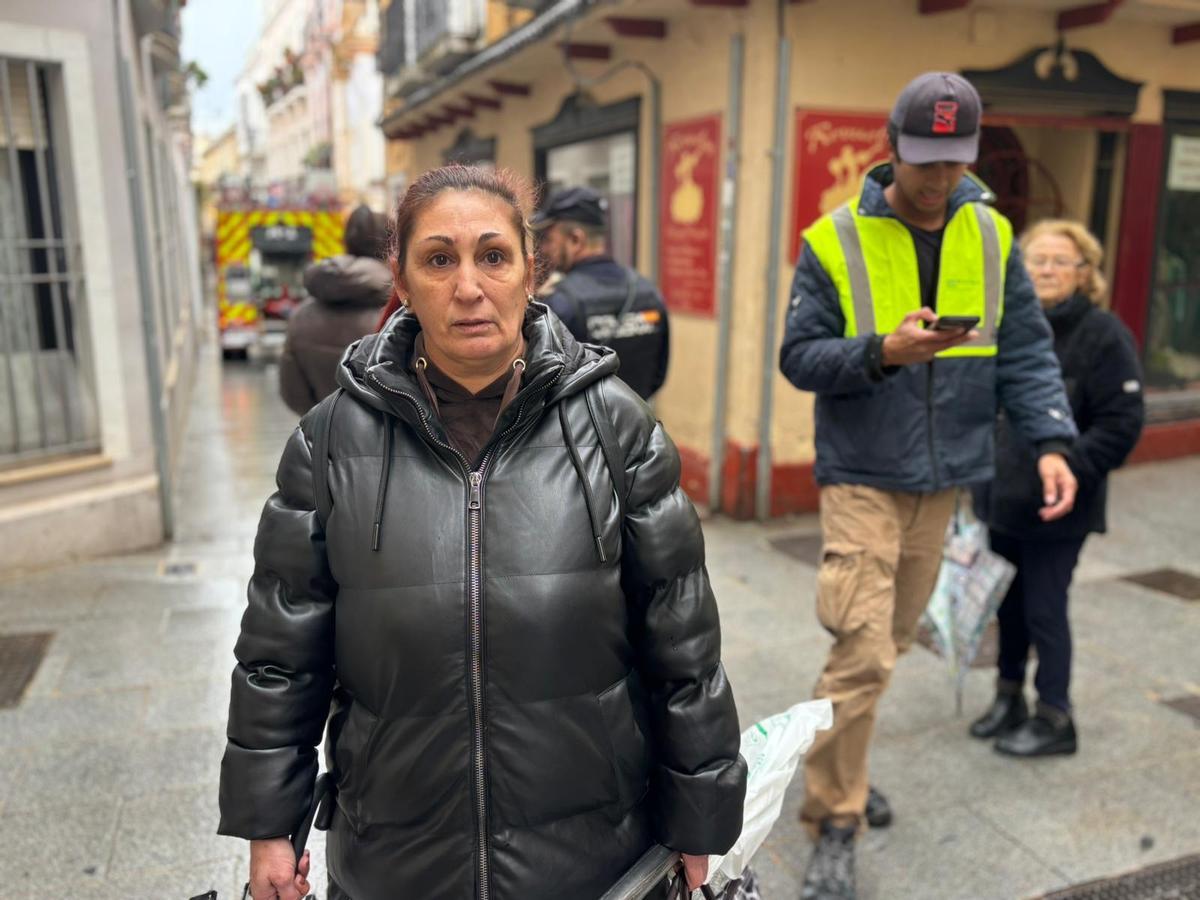 Maribel Conejo, testigo del suceso.