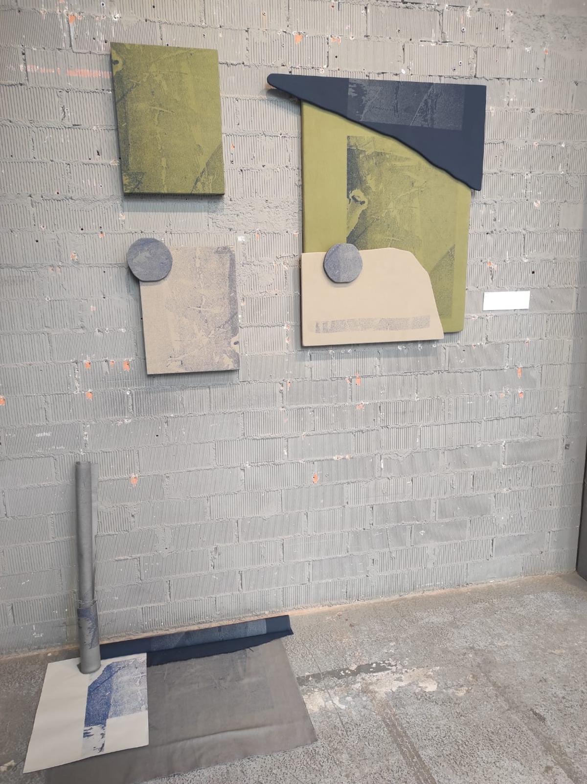 Algunas de las piezas expuestas en 'Texturas de lo cercano"