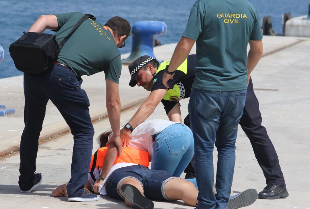 Simulacro de accidente aéreo en Málaga