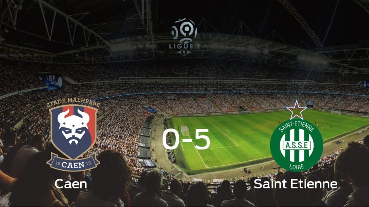 El Caen sufre una goleada ante el Saint Etienne (0-5)