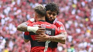 Éverton Ribeiro y Gabigol, dos de las estrellas del Flamengo