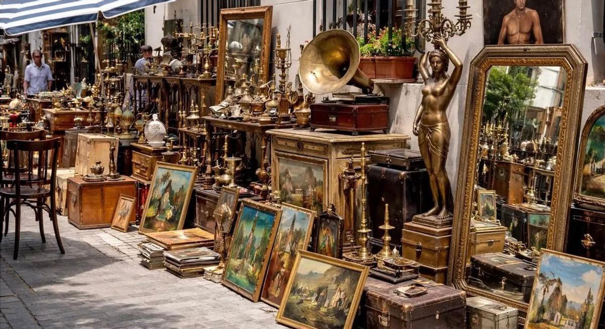 El mercadillo más lujoso de Madrid.
