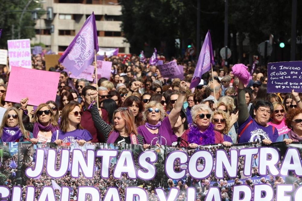 8M en Murcia: Manifestación de la mañana