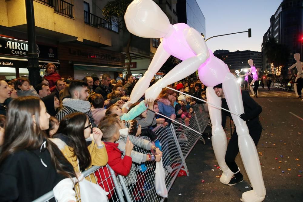 Las imágenes de la Cabalgata de Reyes de Vigo 2019