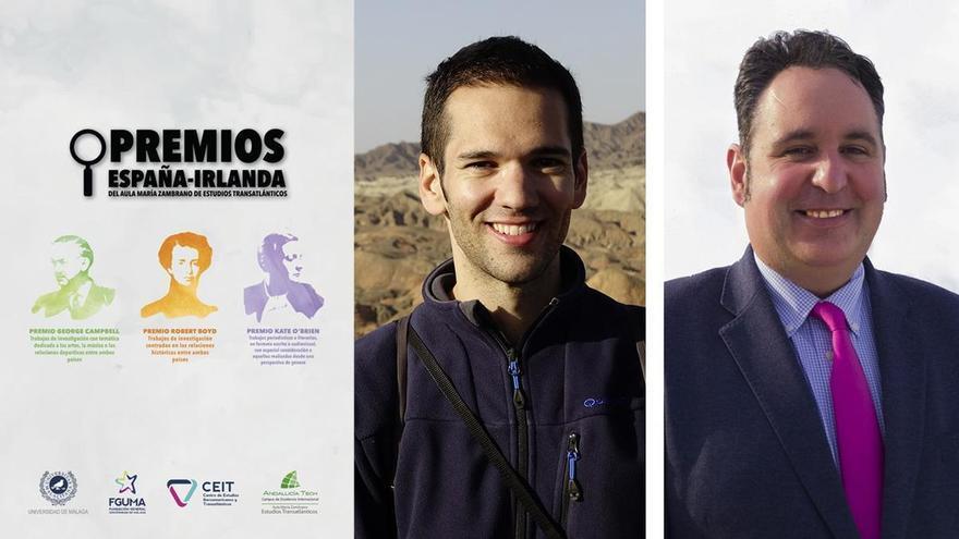 Víctor Calderón y Salvador David Pérez, ganadores de los premios de investigación España-Irlanda del Amzet