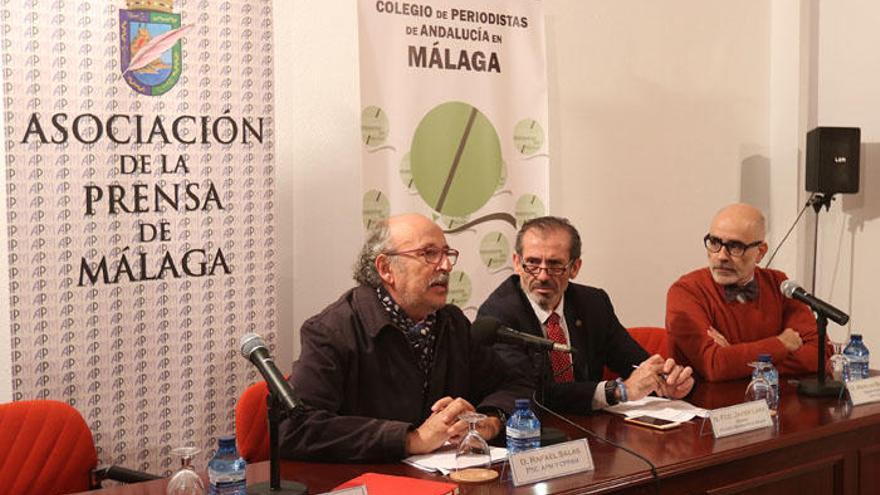 Salas, Lara y Bonastre, durante el acto.