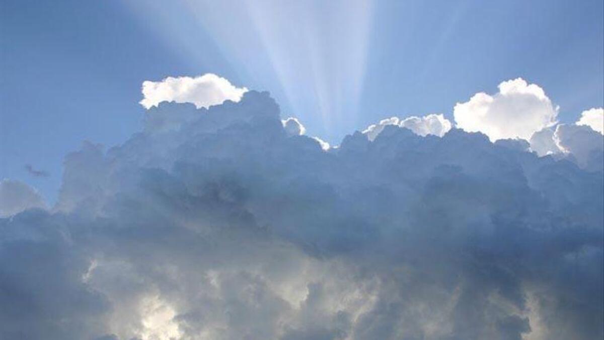 Cielos nubosos en Tenerife.