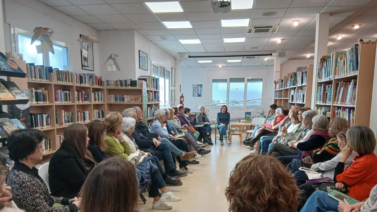 Fotografia de la sessió de divendres amb Maria Climent.