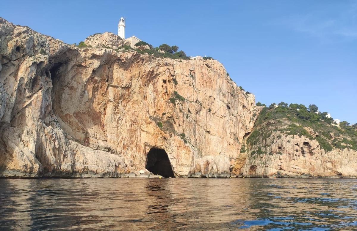 La costa del Cap de la Nau de Xàbia
