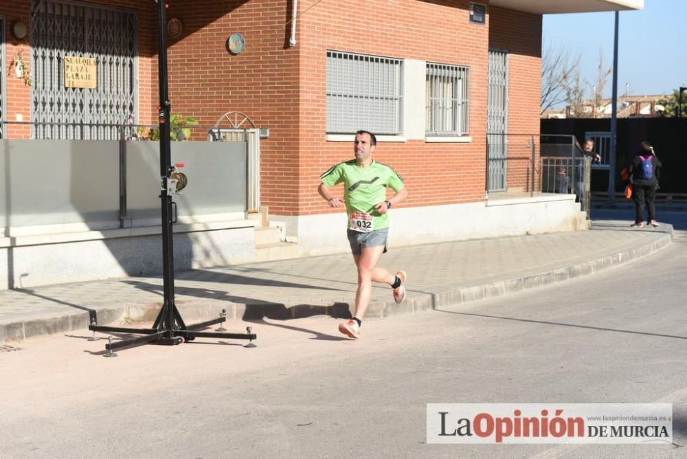 Primera carrera del año en Algezares