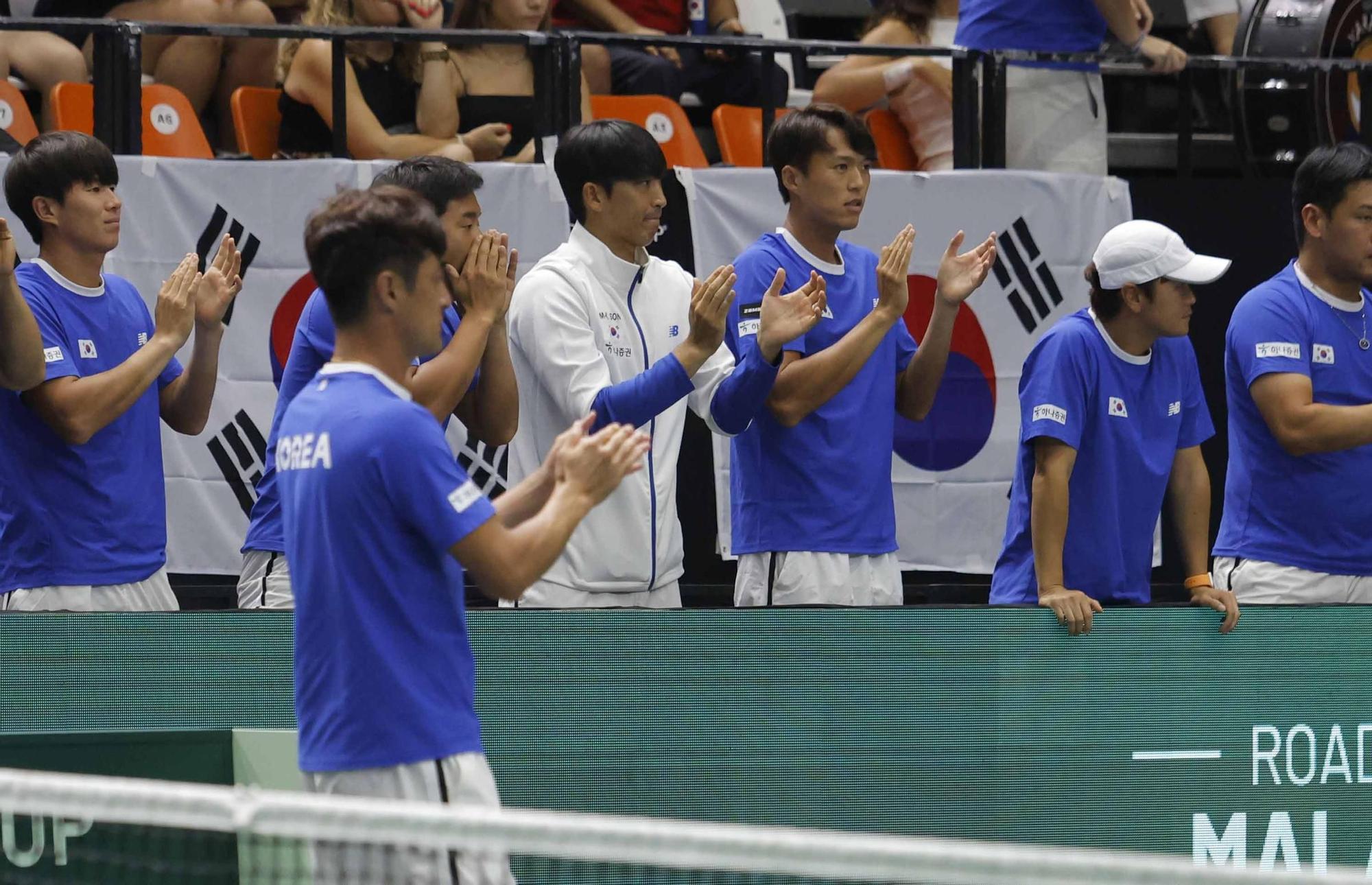 Tercera jornada de Copa Davis entre Rep. Checa y Corea