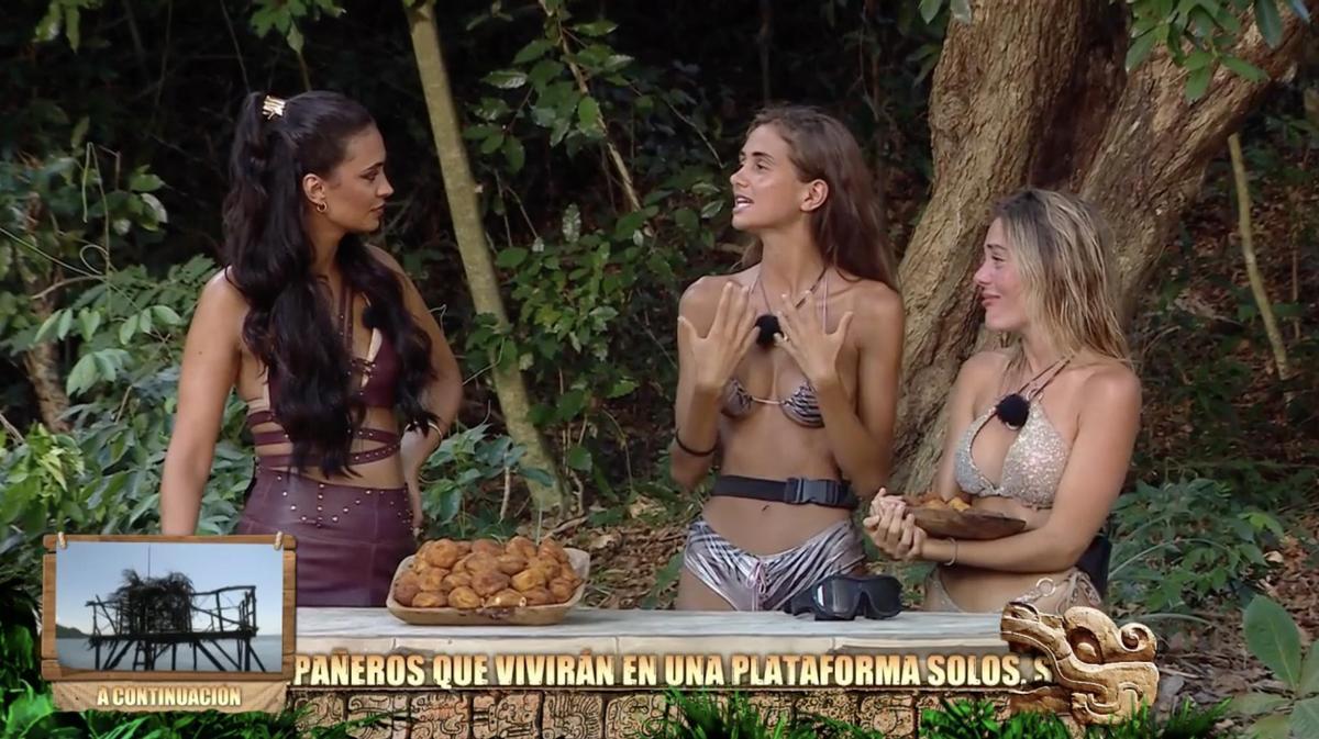 Maica y Claudia se reparten croquetas en 'Supervivientes'