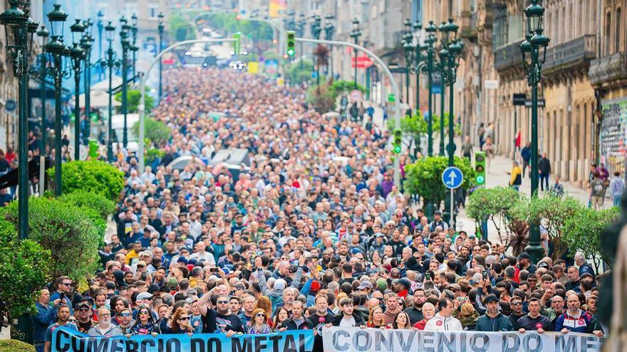 Tercera jornada de huelga del metal