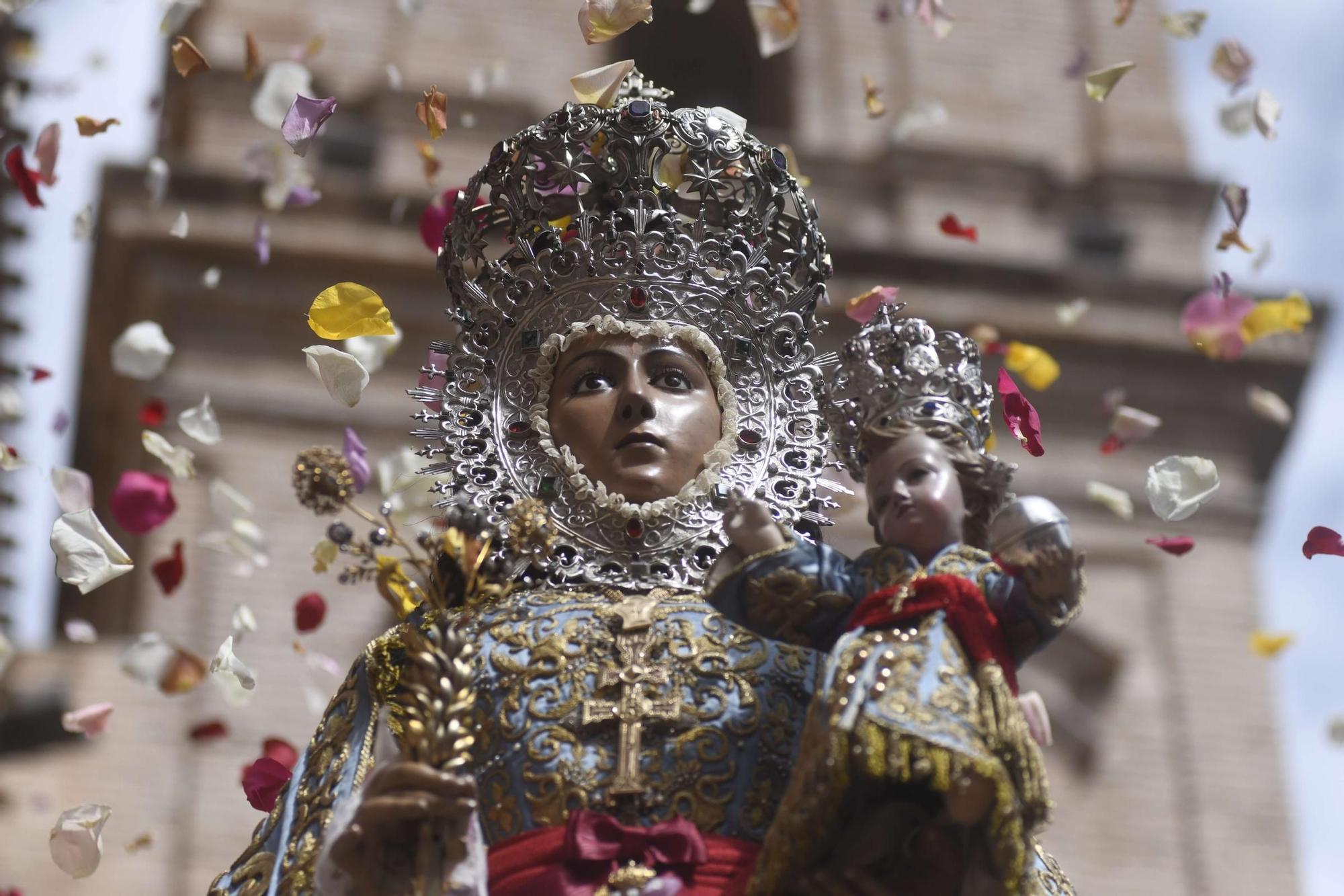 Misa huertana y procesión con la Virgen de la Fuensanta en el Bando de la Huerta