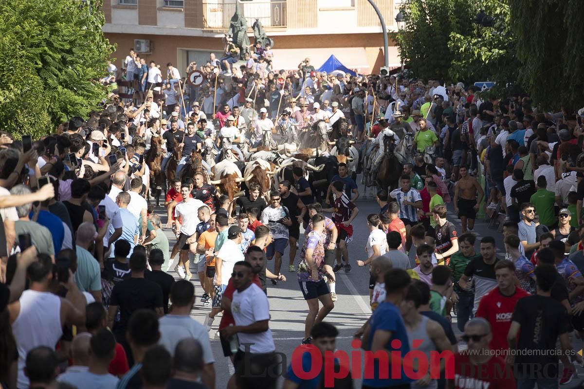 El segundo encierro de las Fiestas de Moratalla se salda con un herido