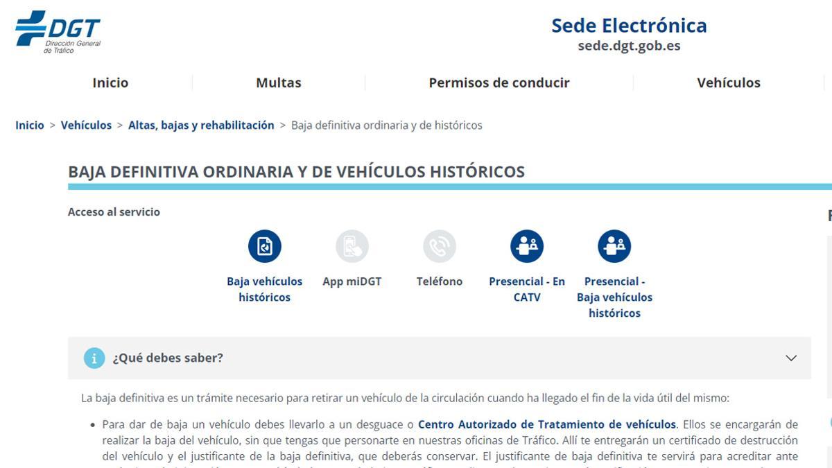 Peticion documentacion DGT