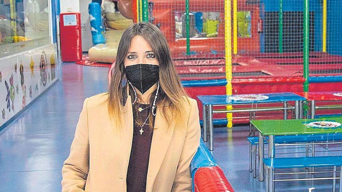 Mercedes Marín, propietaria del parque infantil Mundo Pirata.