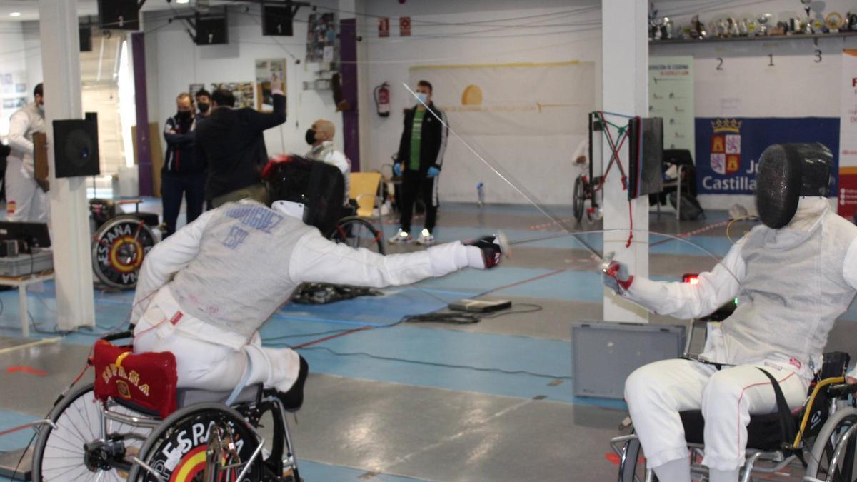 Judith Rodríguez, en Valladolid, durante la competición del fin de semana.