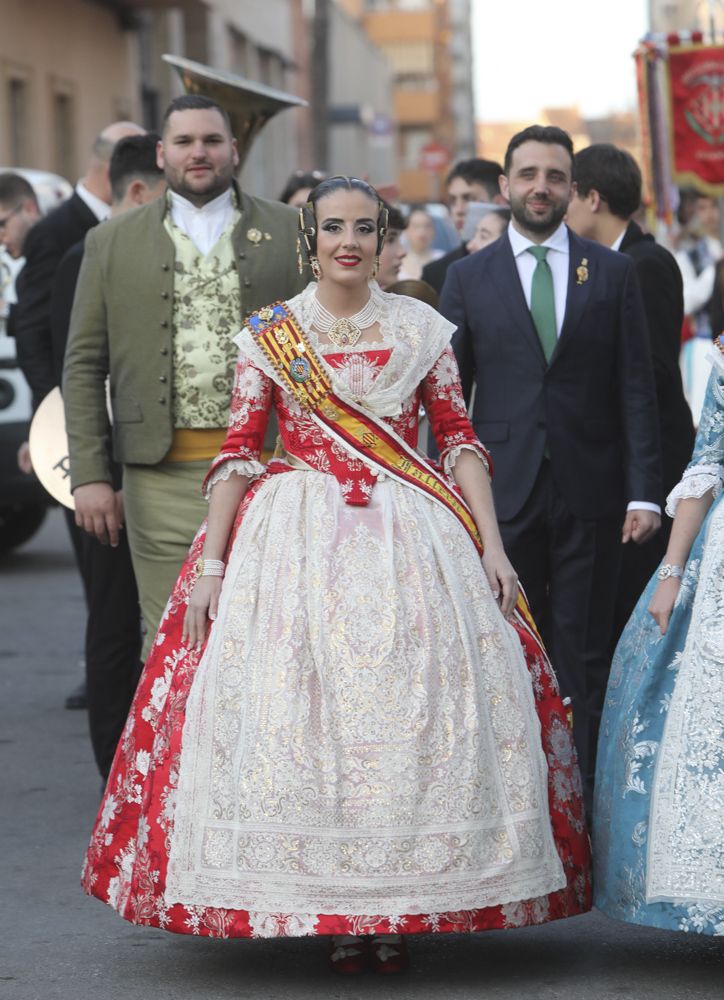 Visita de cortesía a las fallas del Port de Sagunt