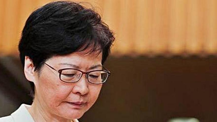 La cap de govern de Hong Kong, Carrie Lam