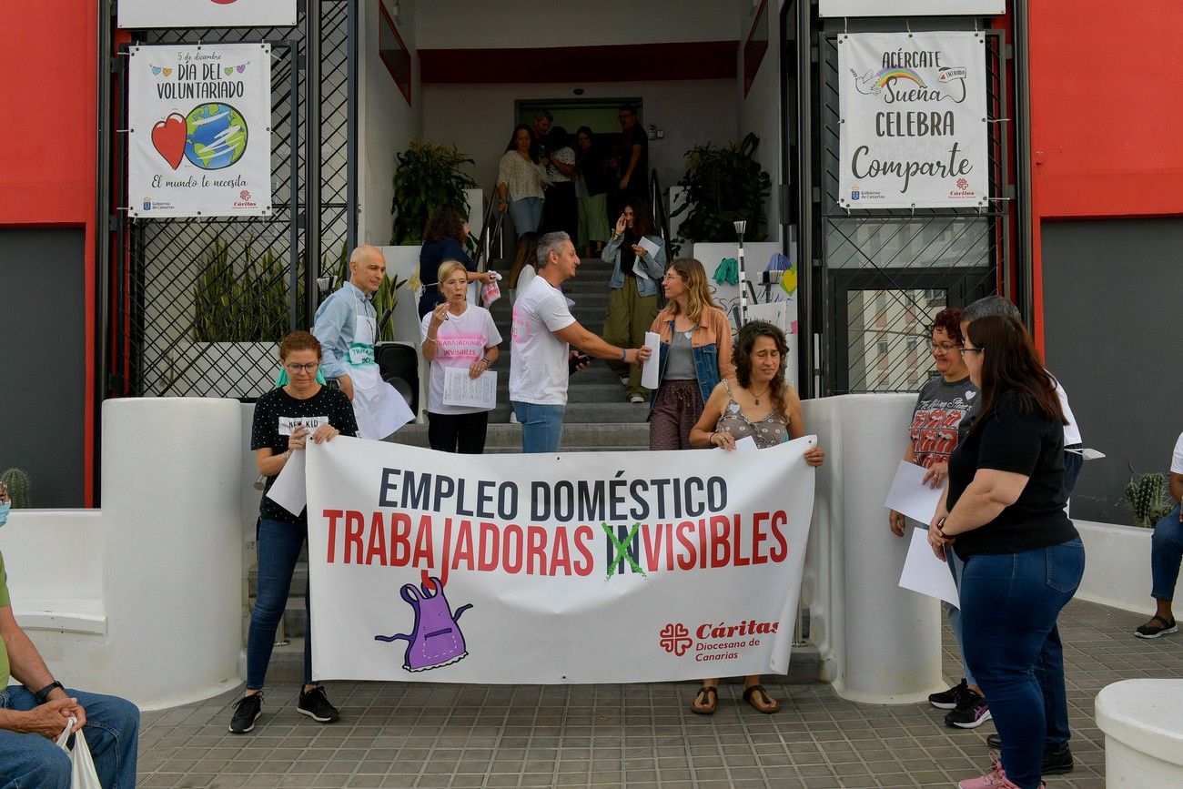 Cáritas visibiliza la ilegalidad y desprotección de las trabajadoras del hogar