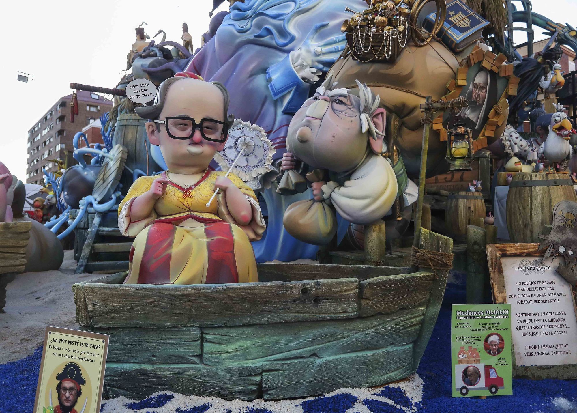 Las nueve fallas de especial y sus espectaculares escenas