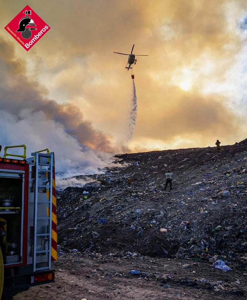 Incendio en Xixona