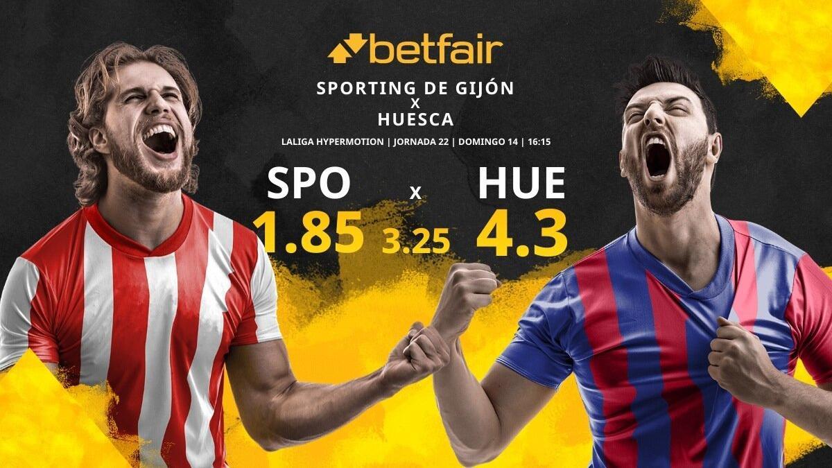 Real Sporting de Gijón vs. SD Huesca: horario, TV, estadísticas, clasificación y pronósticos