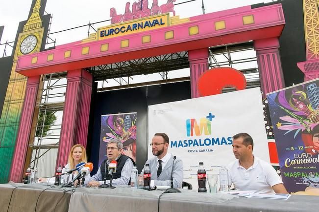 Presentación del 'Eurocarnaval' de Maspalomas