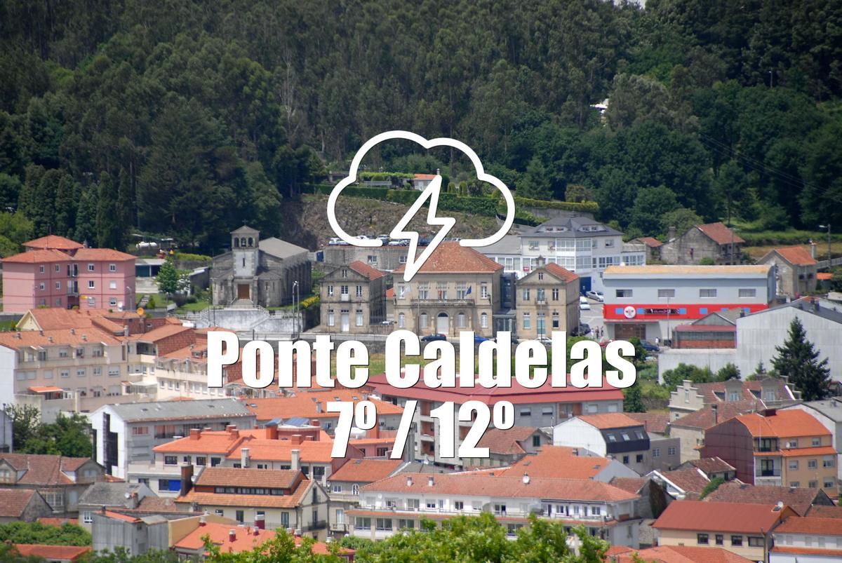 El tiempo en Ponte Caldelas: previsión meteorológica para hoy, lunes 13 de abril