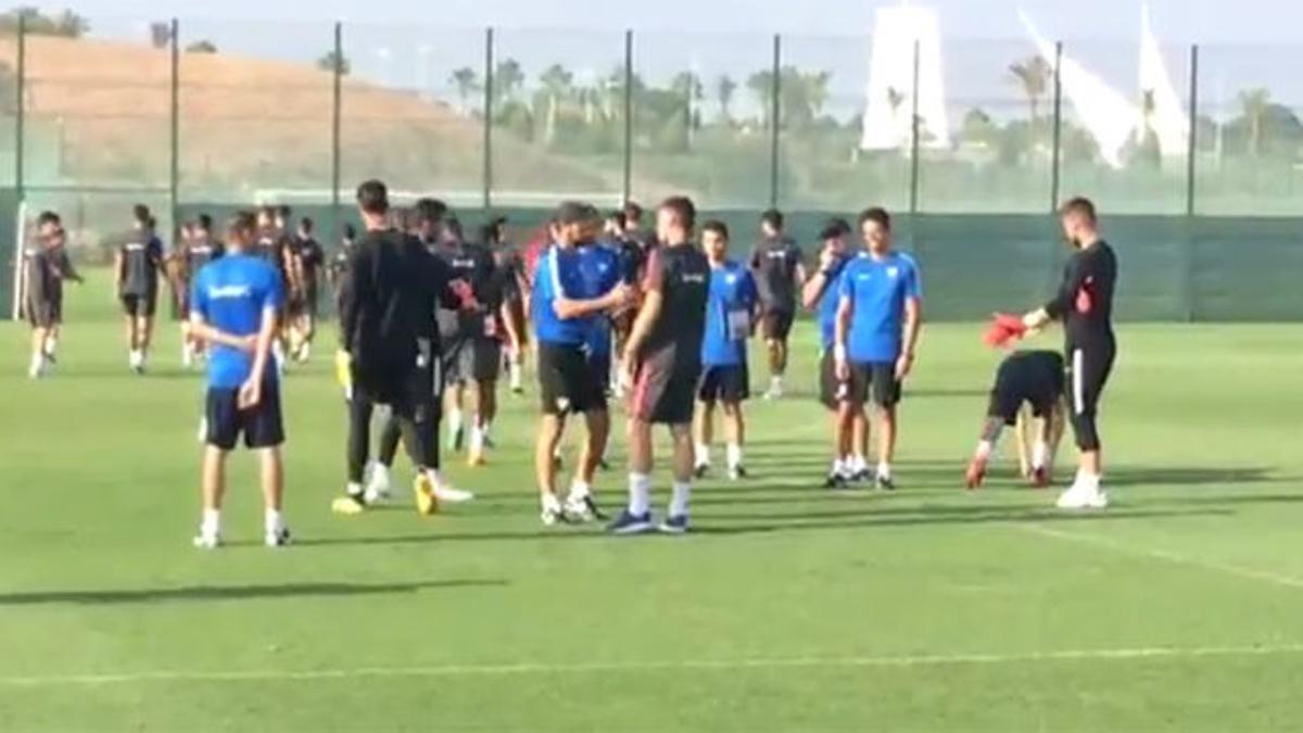 Así ha sido la despedida de Lenglet del Sevilla