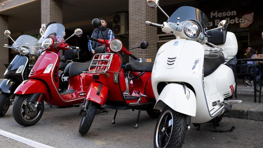 Las vespas ya rugen en Cáceres