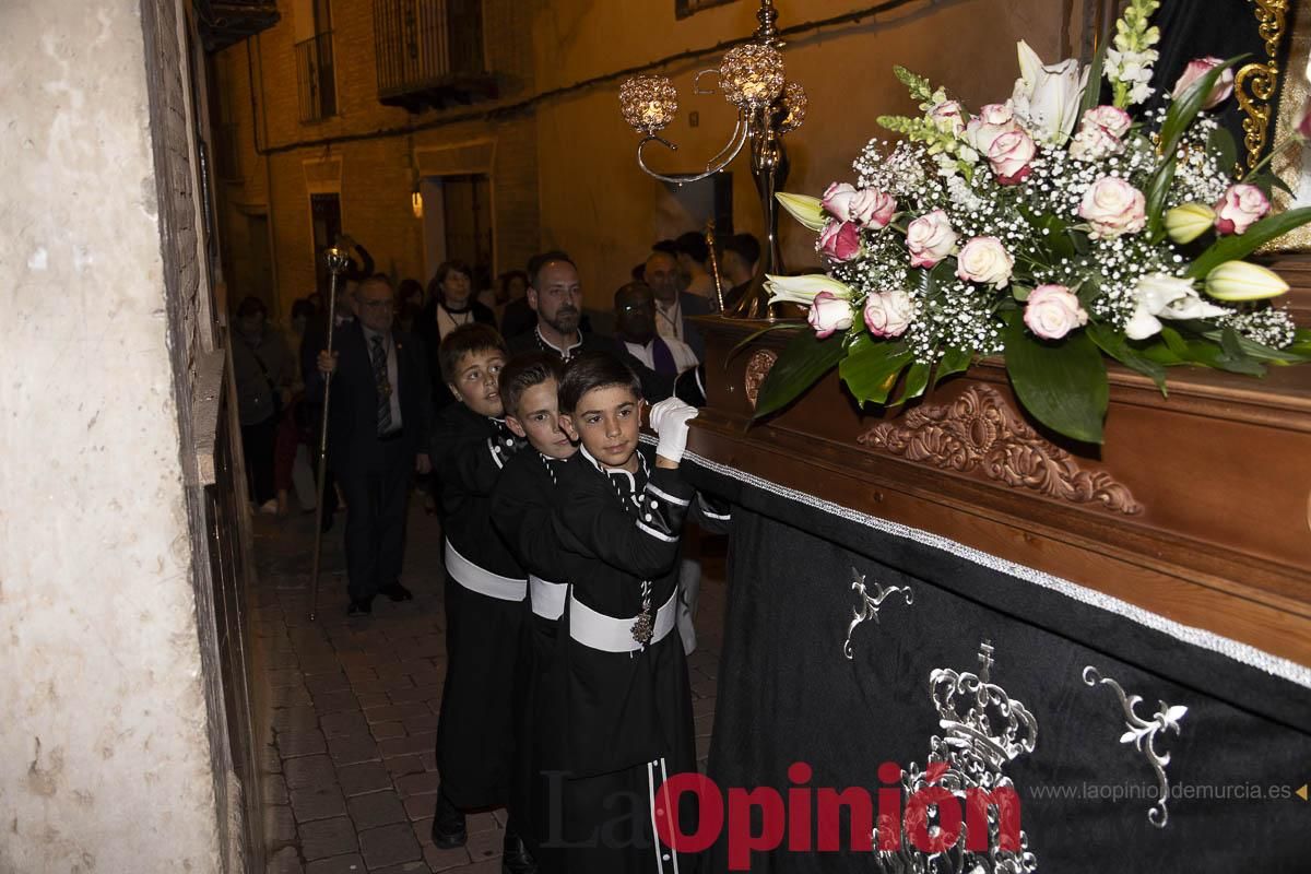 Los niños toman las calles de Caravaca en la procesión de Lunes Santo