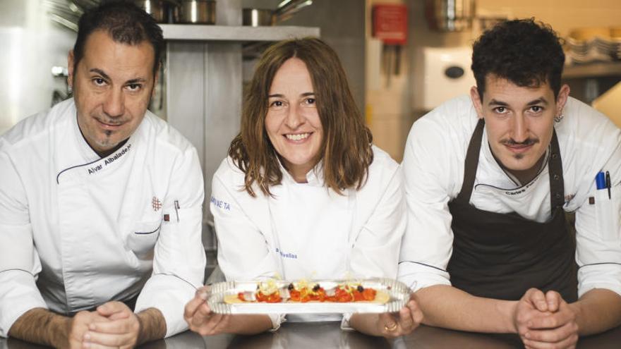 Àlvar Albaladejo, Maria Solivellas y Carles Forteza.