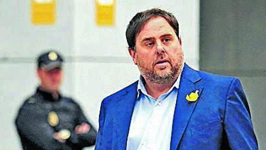 Junqueras arribant a l&#039;Audiència Nacional el novembre de 2017.