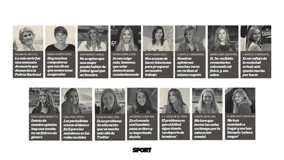 Las periodistas deportivas decimos "basta".