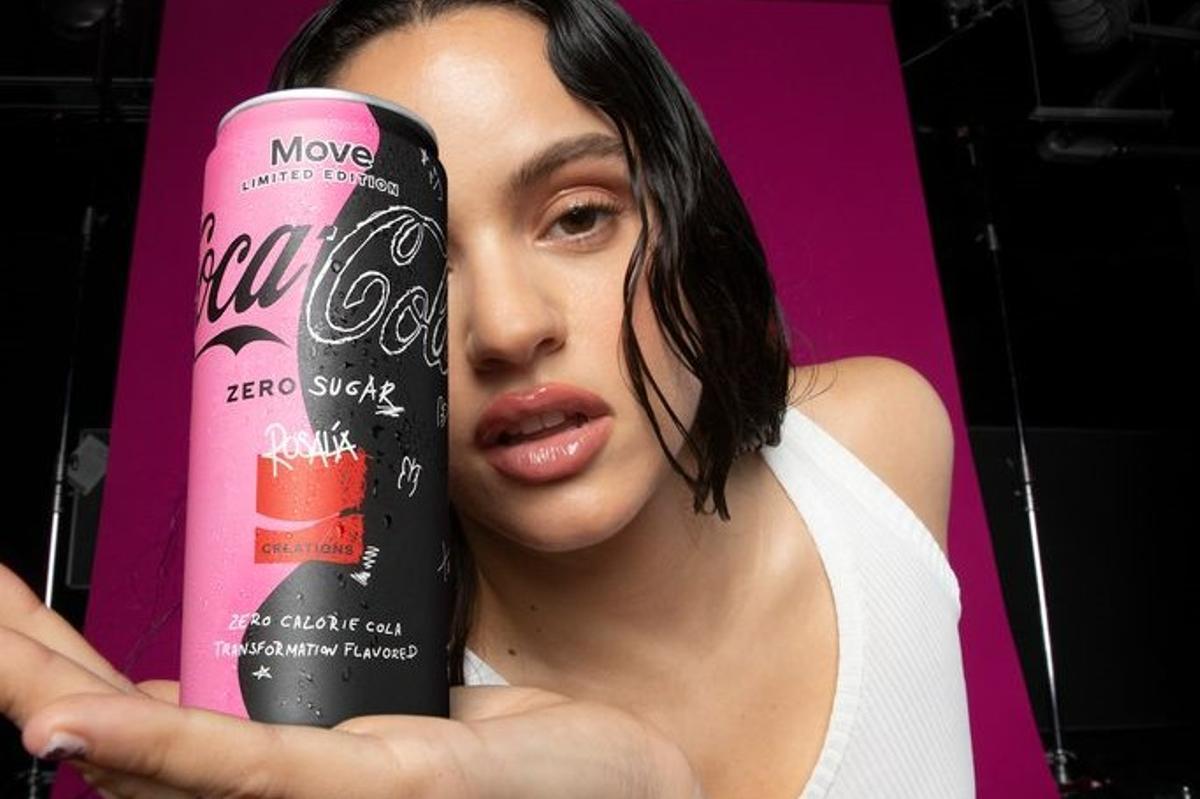 Rosalía en la nueva campaña de Coca-Cola.