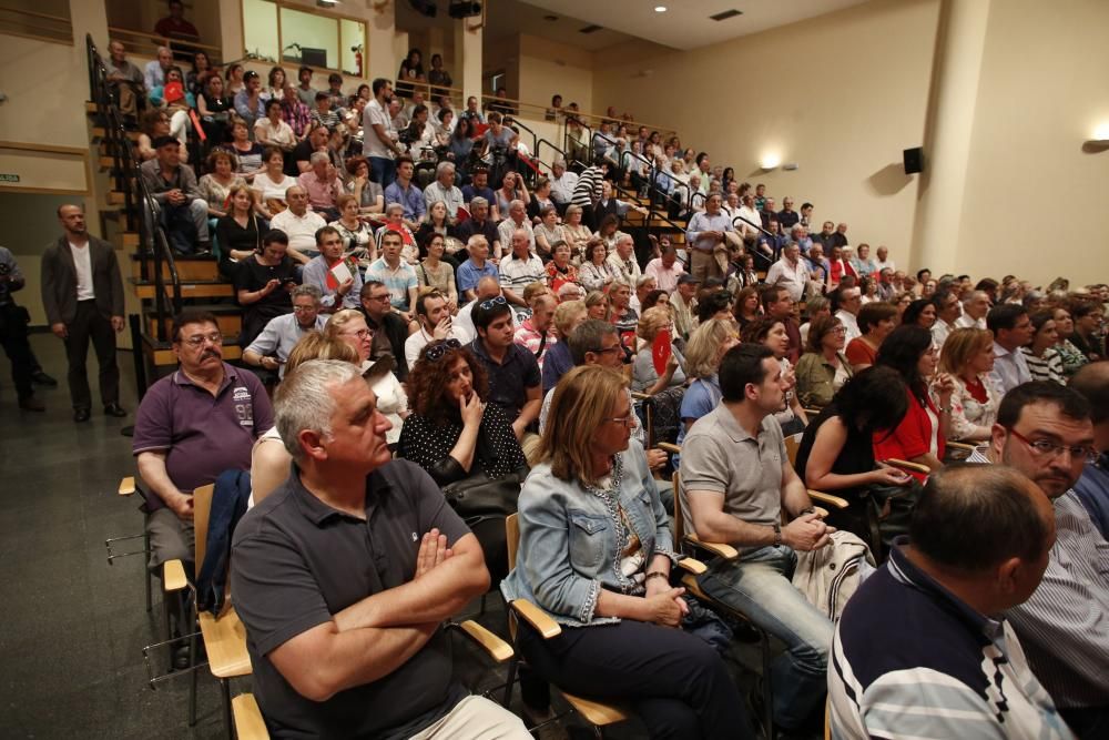 Mítin de Patxi López en Avilés