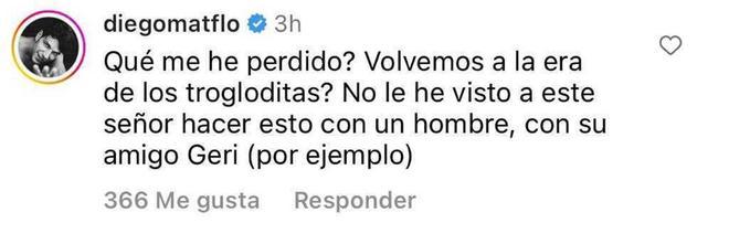 Reacción de Diego Matamoros al beso de Luis Rubiales a una jugadora de España