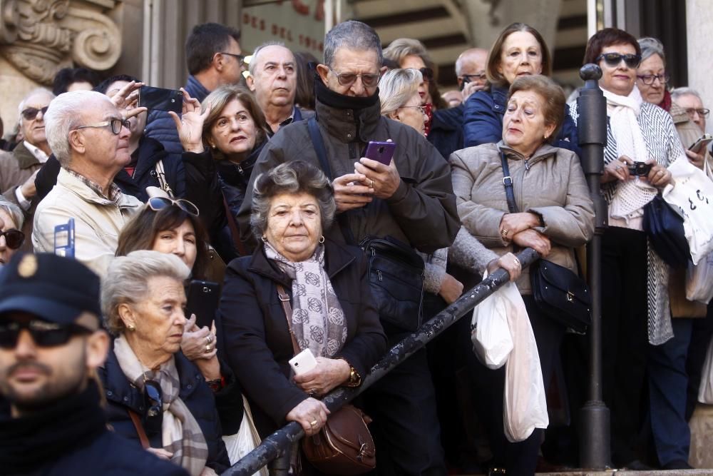 Los Reyes en el Mercado Central de Valencia