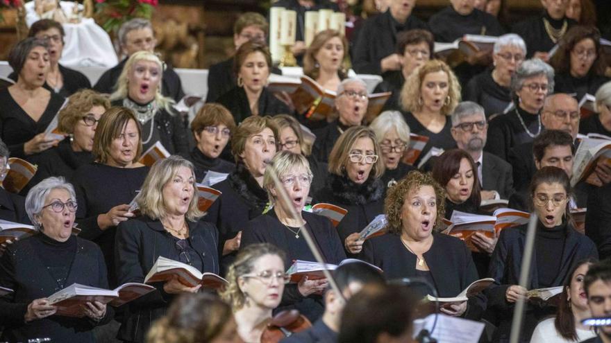 La Basílica de Sant Francesc brinda una versión participativa de ‘El Messies’ de Haendel | GUILLEM BOSCH