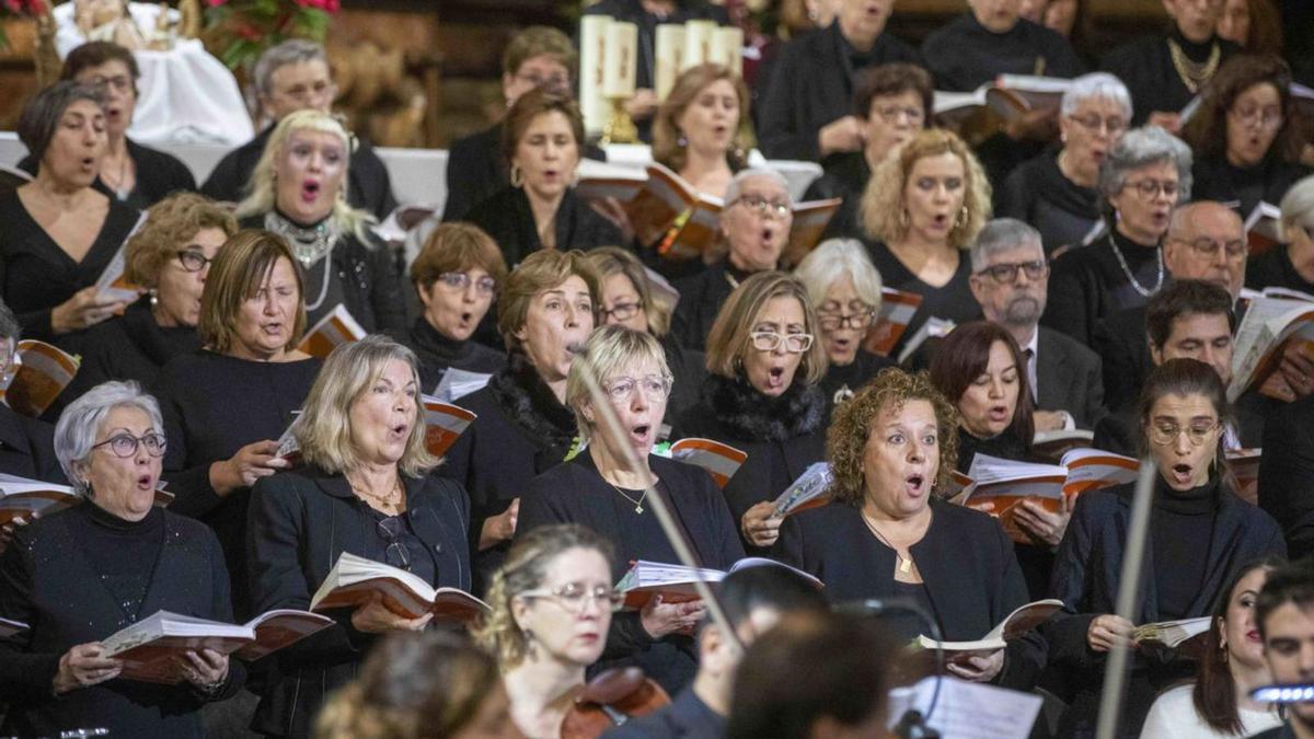 La Basílica de Sant Francesc brinda una versión participativa de ‘El Messies’ de Haendel | GUILLEM BOSCH