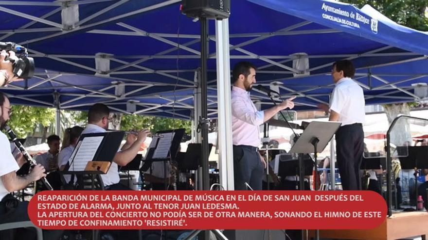 Reaparece la banda municipal de música de Badajoz