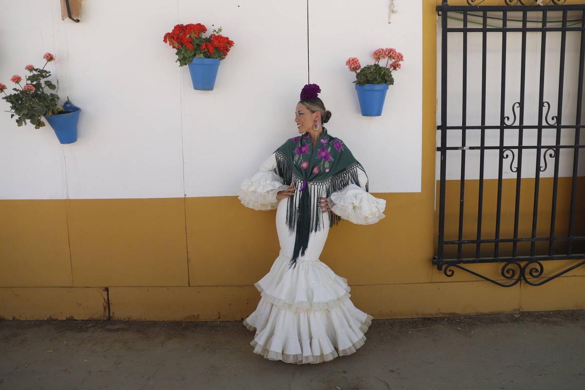 Silvia Jurado, con un vestido de la tienda cordobesa Pedroche
