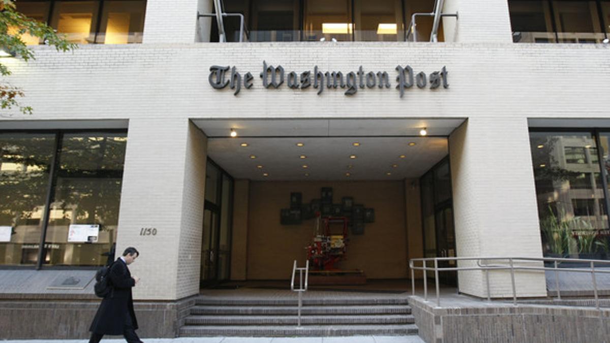 Sede del diario 'The Washington Post', en la capital de EEUU.